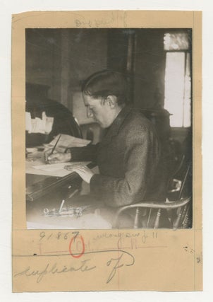 Item #547154 Press[?] Photograph of Upton Sinclair. Upton SINCLAIR