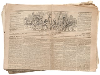 Item #547167 [Newspaper] Twenty-four Issues of “The Liberator” dating from the Civil War...