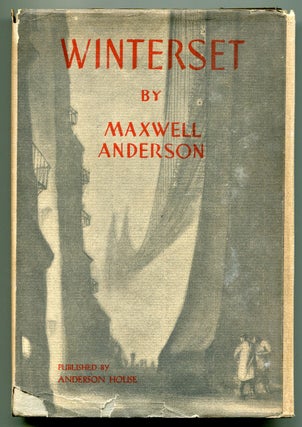 Item #547369 Winterset. Maxwell ANDERSON