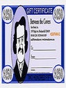 Item #54786 Rare Books Gift Certificate bearing a portrait of Edgar Allan Poe. Inc Between the...