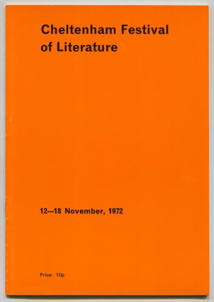 Item #547917 [Program]: Cheltenham Festival of Literature: Promoted by the Cheltenham Arts...