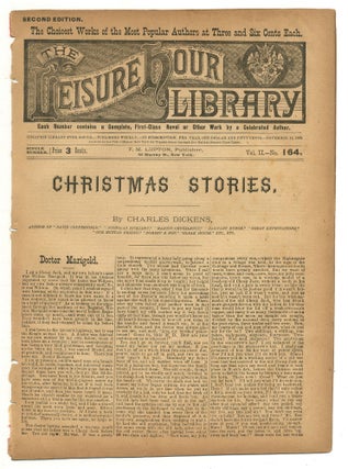 Item #548055 Christmas Stories [in] The Leisure Hour Library –Vol. II, No. 164, November 12,...