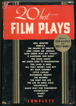 Item #548330 Twenty Best Film Plays. John GASSNER, Dudley Nichols