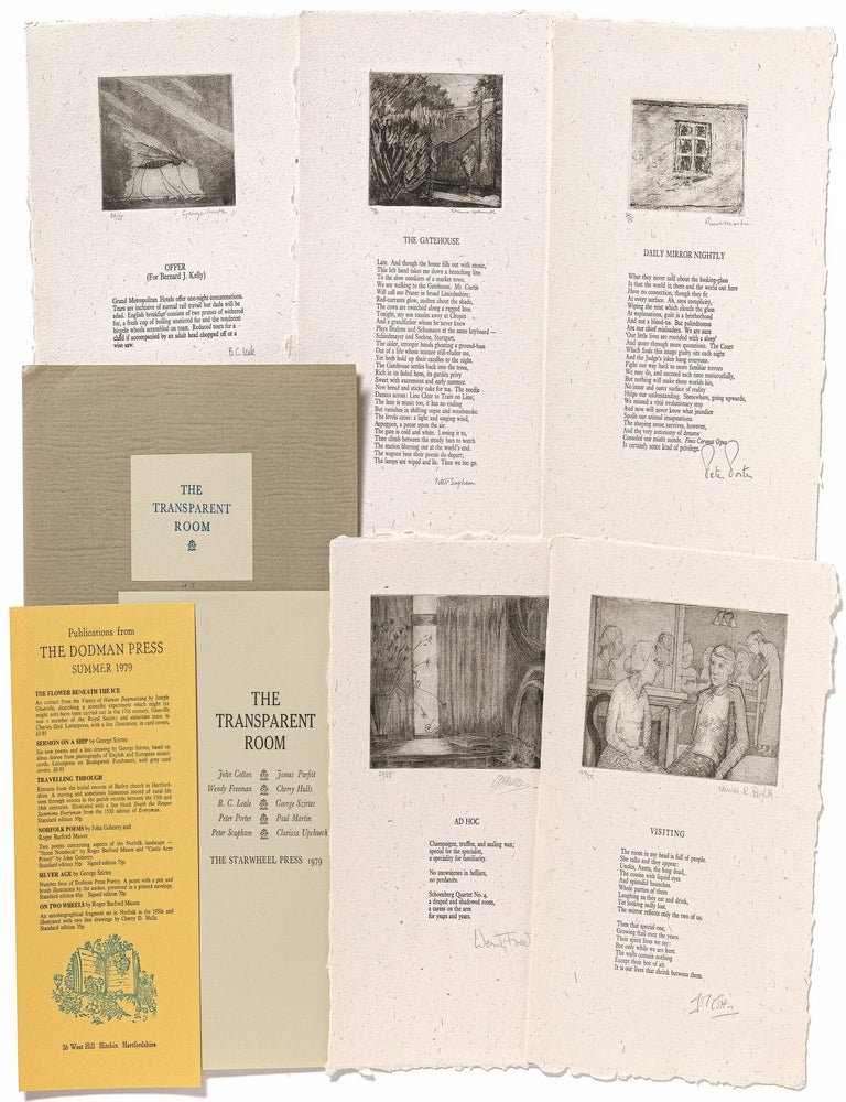 Broadside Portfolio]: The Transparent Room. John COTTON, B., Wendy Freeman.