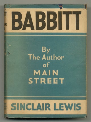 Item #548811 Babbitt. Sinclair LEWIS