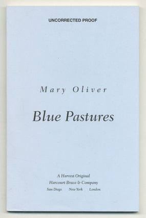 Item #548849 Blue Pastures. Mary OLIVER