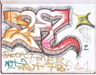 Four Graffiti Writer Black Books, Along with more than 250 Photographs