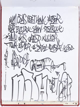 Four Graffiti Writer Black Books, Along with more than 250 Photographs