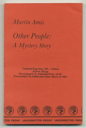 Item #549450 Other People: A Mystery Story. Martin AMIS