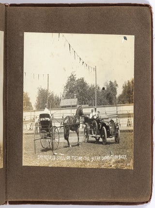 [Photo Album]: Images of Jesse Beery&rsquo;s Wild West Rodeo Exhibitions and Horse Training in Pleasant Hill, Ohio, 1911
