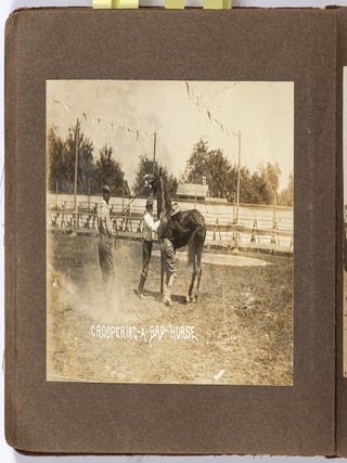 [Photo Album]: Images of Jesse Beery&rsquo;s Wild West Rodeo Exhibitions and Horse Training in Pleasant Hill, Ohio, 1911