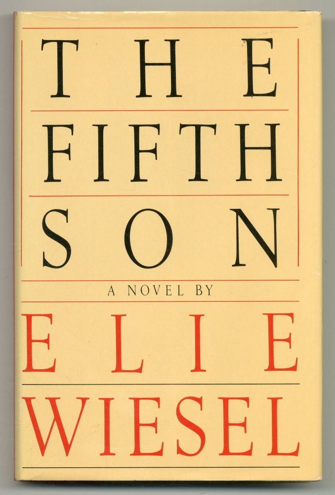 Item #549777 The Fifth Son. Elie WIESEL.