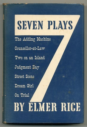 Item #549848 Seven Plays. Elmer RICE