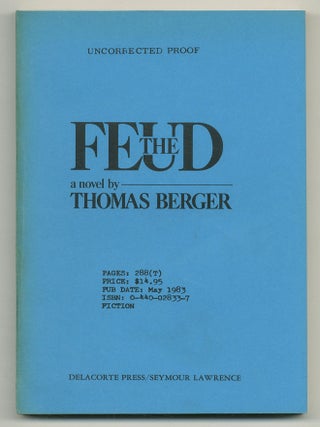 Item #550197 The Feud. Thomas BERGER