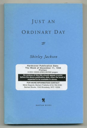 Item #550249 Just an Ordinary Day. Shirley JACKSON