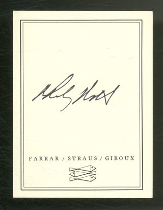 Item #550414 Bookplate Signed by Philip Roth. Philip ROTH