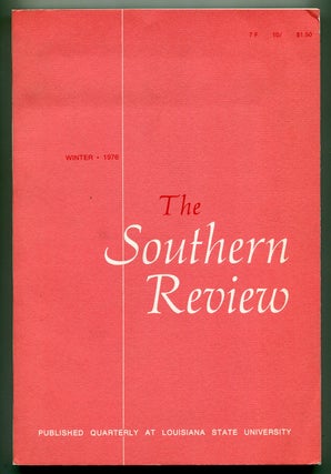 Item #550546 The Southern Review – Volume XII, Number 1, January 1976. Lewis P. SIMPSON, John...