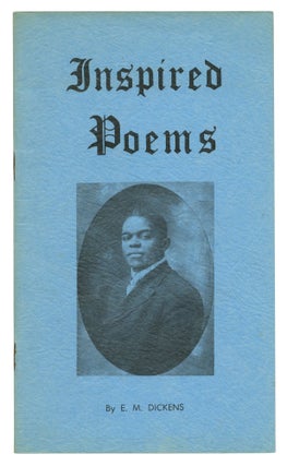 Item #550572 Inspired Poems. E. M. DICKENS