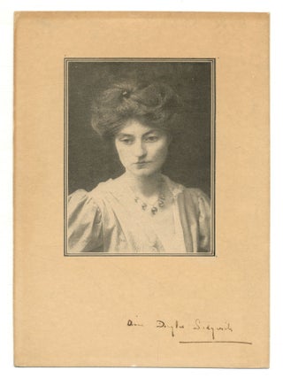 Signed Photographic Portrait of Anne Douglas Sedgwick. Anne Douglas SEDGWICK.