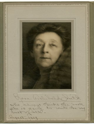 Signed Photographic Portrait of Nora Archibald Smith. Nora Archibald SMITH.