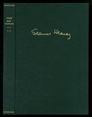 Field Day Pamphlets: A New Look at the Language Question by Tom Paulin (Field Day Pamphlet Number 1). An Open Letter: A Poem in Twenty-Eight Stanzas by Seamus Heaney (Field Day Pamphlet Number 2). Civilians and Barbarians by Seamus Deane (Field Day Pamphlet Number 3). THREE VOLUMES