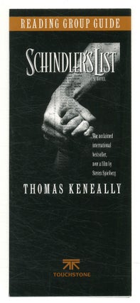 Item #550884 Schindler's List Reading Group Guide. Thomas KENEALLY
