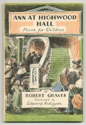 Item #550999 Ann at Highwood Hall: Poems for Children. Robert GRAVES