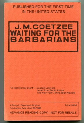 Item #551159 Waiting For the Barbarians. J. M. COETZEE