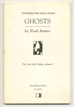 Item #551241 Ghosts. Paul AUSTER