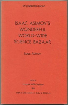 Item #551433 Isaac Asimov's Wonderful World-Wide Science Bazaar. Isaac ASIMOV