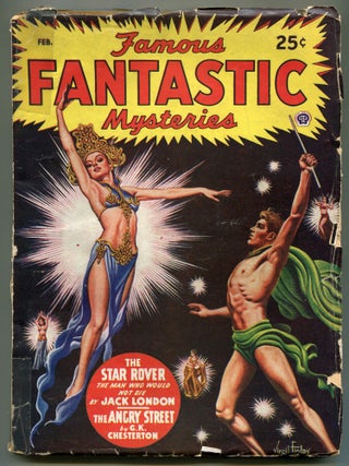 Item #552172 [Pulp Magazine]: Famous Fantastic Mysteries – February, 1947. Jack LONDON, W....
