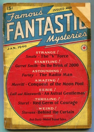 Item #552182 [Pulp Magazine]: Famous Fantastic Mysteries – January, 1940. Garret SMITH, Lillian...