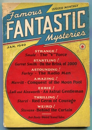 Item #552229 [Pulp Magazine]: Famous Fantastic Mysteries – January, 1940. Garret SMITH, Lillian...