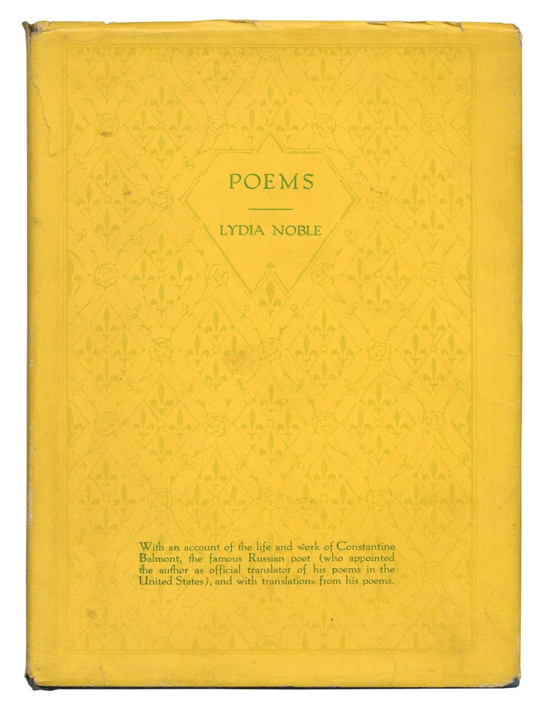 Poems. With Translations from Constantine Balmont | Lydia NOBLE ...