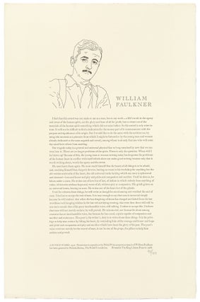 Item #552723 [Broadside]: Les Prix Nobel 1950 [Caption title]: I feel that this award. William...