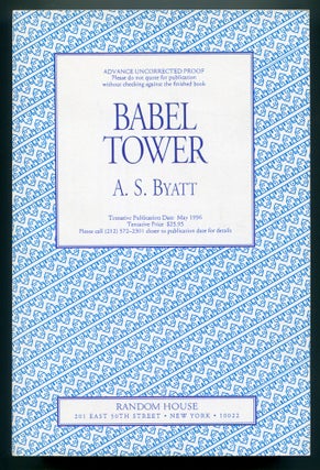 Item #553131 Babel Tower. A. S. BYATT