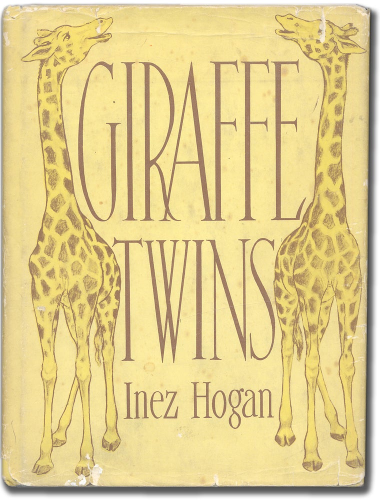 Item #55374 Giraffe Twins. Inez HOGAN.