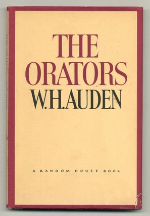 Item #553959 The Orators: An English Study. W. H. AUDEN