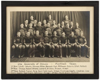 Item #554041 [Team photograph]: 1924 University of Illinois - Football Team