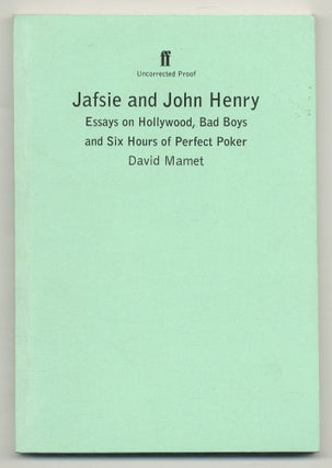 Item #554086 Jafsie and John Henry. David MAMET