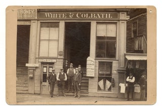 Item #554220 [Cabinet photograph]: White & Colbath. Shooting Gallery & Base Ball Practice