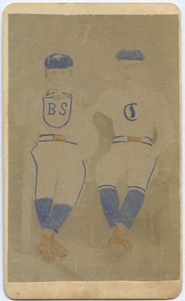 Item #554278 [Baseball carte d'visite, uncaptioned]: Two Basball Players from Bridgeton, New...
