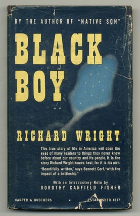 Item #554293 Black Boy. Richard WRIGHT