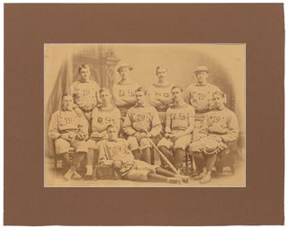 Item #554368 [Mammoth photograph]: Harvard Class of 1879 Base Ball Team [circa 1875