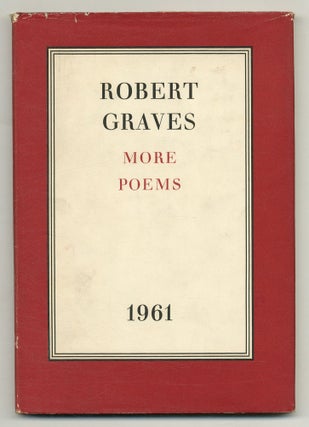 Item #555227 More Poems 1961. Robert GRAVES