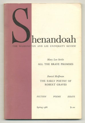 Item #555348 Shenandoah: The Washington and Lee University Review – Volume XVII, Spring, 1966,...