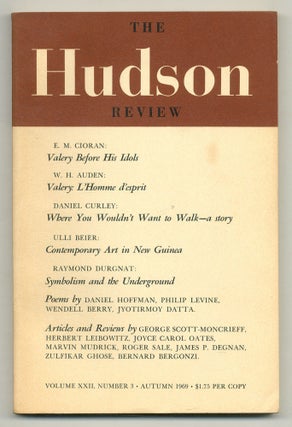 Item #555354 The Hudson Review – Volume XXII, Number 3, Autumn 1969. W. H. AUDEN, William H....