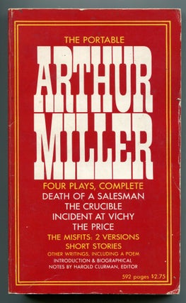 Item #555468 The Portable Arthur Miller. Arthur MILLER