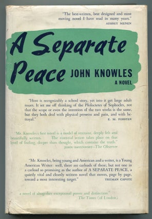 Item #555481 A Separate Peace. John KNOWLES