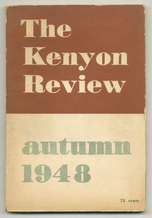 Item #556593 The Kenyon Review – Vol. X, No. 4, Autumn 1948. F. Scott FITZGERALD